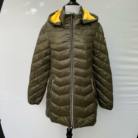 Noize Jackets & Blazers - Noize Green Kern Puffer Jacket Size Large